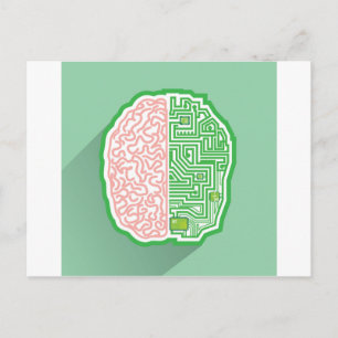 Brain Circuit-vector Briefkaart