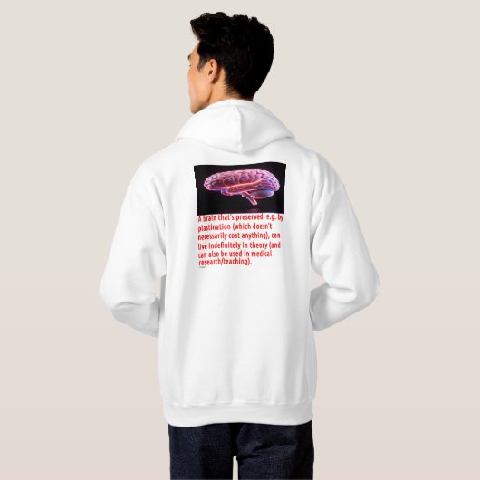 Brain Conserveringsbericht #3 Hoodie (Achterkant volledig)