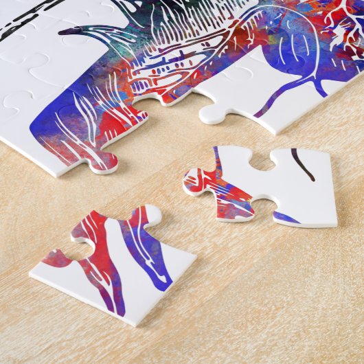 Brain craniale zenuwen, hersencraniale zenuwen legpuzzel (Zijkant)