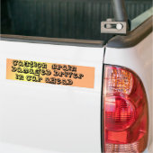 Brain Damaged Bumpersticker (Op Truck)