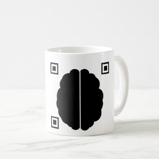 Brain Data Matrix Koffiemok (Voorkant rechts)