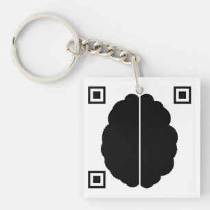 Brain Data Matrix Sleutelhanger