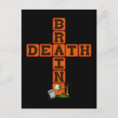 Brain Death Cross Briefkaart (Voorkant)