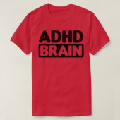 Brain Design ADHD T-shirt (Design voorkant)
