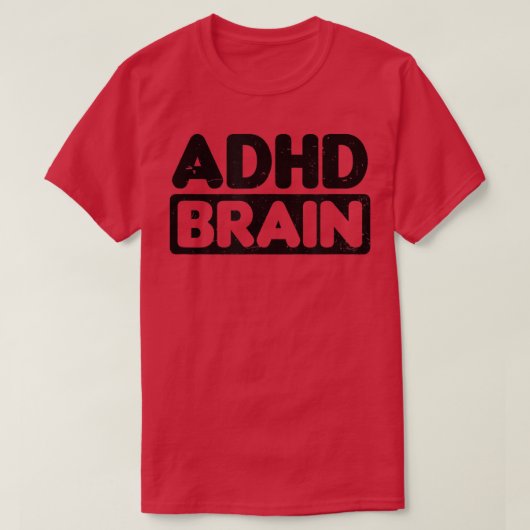 Brain Design ADHD T-shirt (Design voorkant)