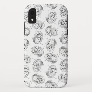 Brain Diagrammen Patroon Antiek Medisch Case-Mate iPhone Case