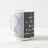 Brain Disabilities Awareness Ribbon Angel Mok (Voorkant links)
