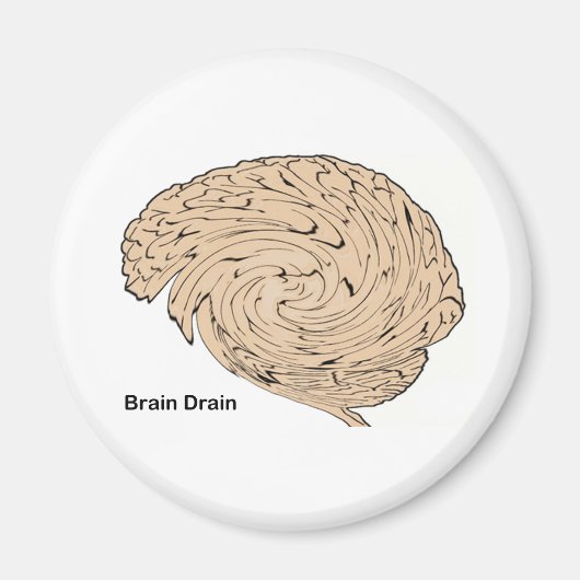 Brain Drain Magneet (Voorkant)
