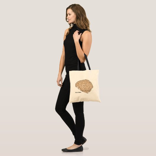 Brain Drain Tote Bag (Voorkant (model))