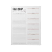 BRAIN DUMP | Blush Weekly Notitieblok (Linkerzijde)