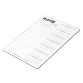 BRAIN DUMP | Blush Weekly Notitieblok (Schuin)