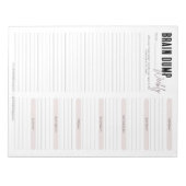 BRAIN DUMP | Blush Weekly Notitieblok (Voorkant)