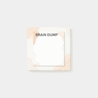 "Brain Dump"-Post-it® notes