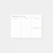 Brain Dump to Do lijst na IT Post-it® Notes (Voorkant)