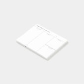 Brain Dump to Do lijst na IT Post-it® Notes (Schuin)