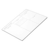 Brain Dump To Do List Notitieblok (Schuin)