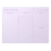 Brain Dump To Do List Notitieblok (Voorkant)