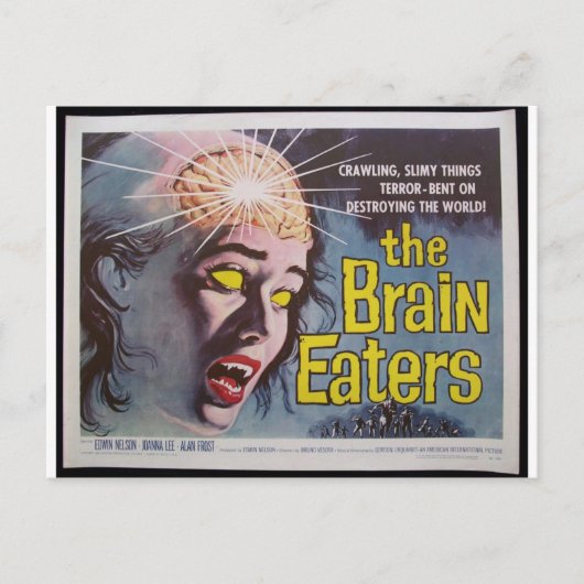 Brain Eaters Briefkaart (Voorkant)