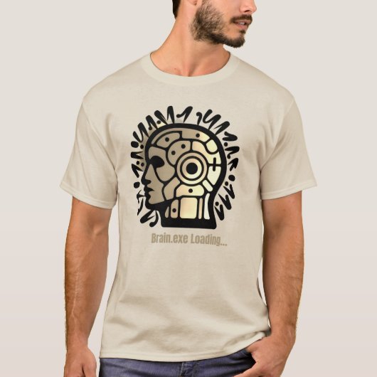 Brain.exe Laden… T-shirt (Voorkant)
