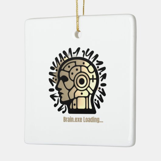 Brain.exe Loading… Keramisch Ornament (Links)