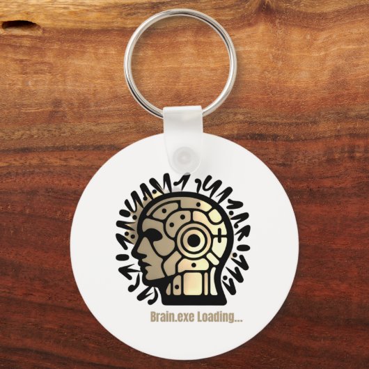 Brain.exe Loading… Sleutelhanger (Achterkant)