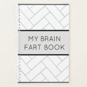 Brain Fart Book Grappig Wachtwoord en schema Planner (Voorkant)