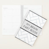 Brain Fart Book Grappig Wachtwoord en schema Planner (Display)