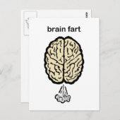 Brain Fart Briefkaart (Voorkant / Achterkant)