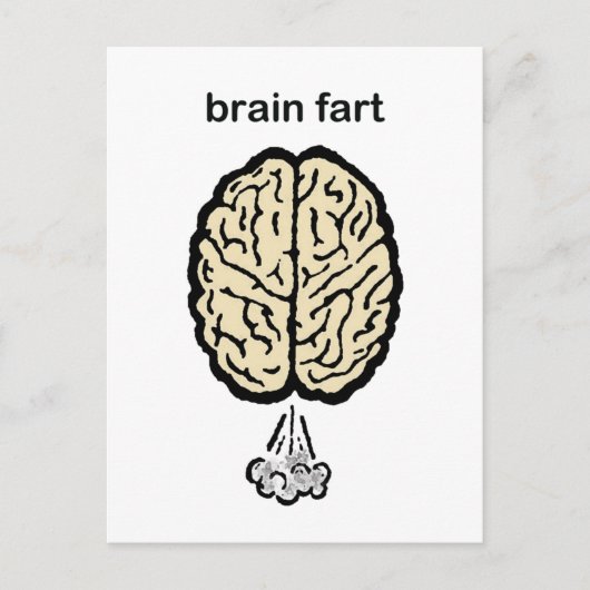 Brain Fart Briefkaart (Voorkant)