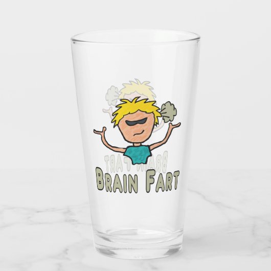 Brain Fart Glas (Achterkant)