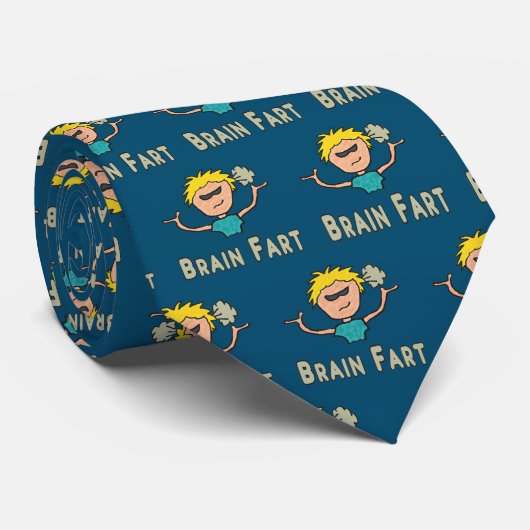 Brain Fart Stropdas (Opgerold)
