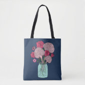 Brain Flower Bouquet Tote Bag (Voorkant)
