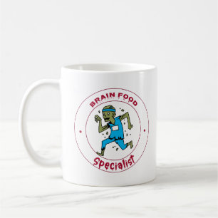 Brain Food Specialist zombie hersenen Koffiemok
