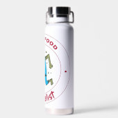 Brain Food Specialist zombie hersenen Waterfles (Achterkant)