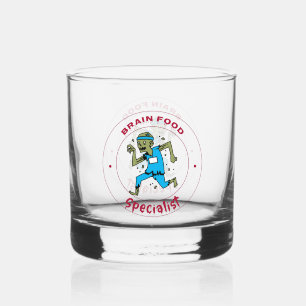 Brain Food Specialist zombie hersenen Whisky Glas