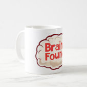 Brain Found Funny Slogan Koffiemok (Voorkant links)
