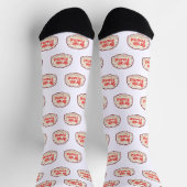 Brain Found Funny Slogan Sokken (Top)