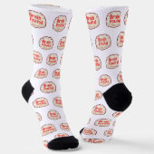 Brain Found Funny Slogan Sokken (Gebogen)