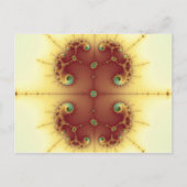 Brain - Fractal Briefkaart (Voorkant)