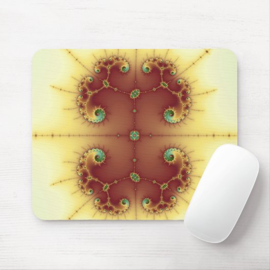 Brain - Fractal Mousepad Muismat (Met muis)