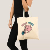 Brain Freeze Funny Cartoon Tote Bag (Voorkant (product))