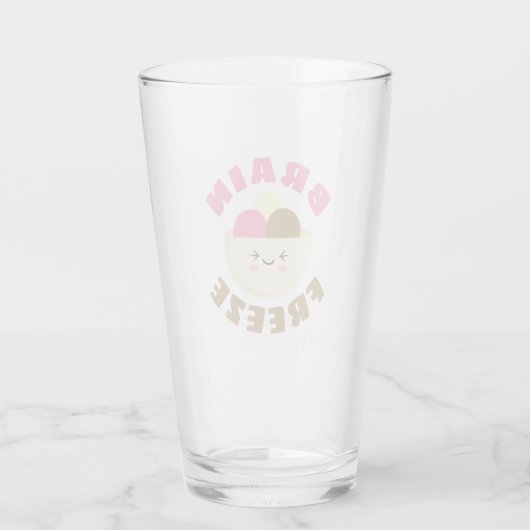 Brain Freeze Glas (Achterkant)