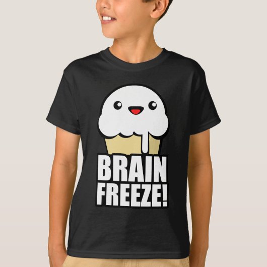 Brain Freeze Ice Cream T-shirt (Voorkant)
