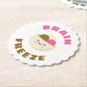 Brain Freeze Kartonnen Onderzetters (Gekanteld)