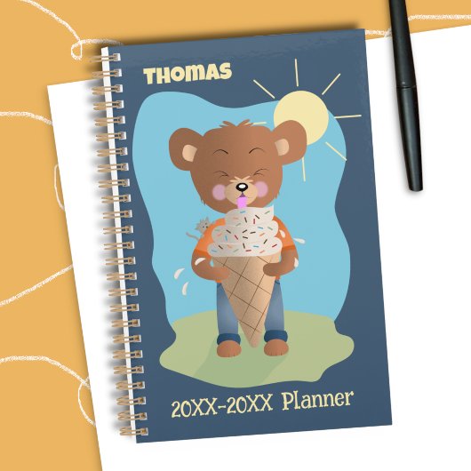 Brain Freeze Kid Fun Academic Planner