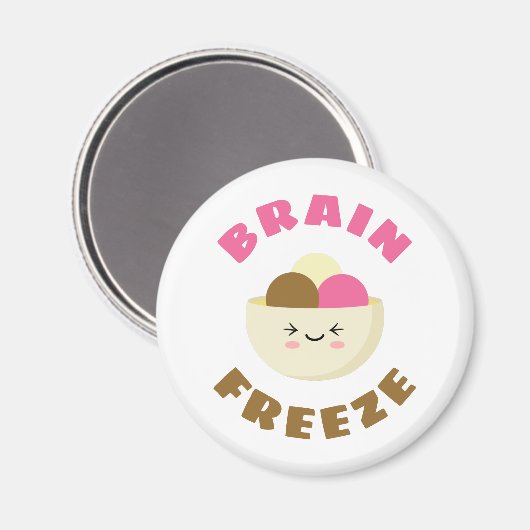 Brain Freeze Magneet (Voorkant / Achterkant)