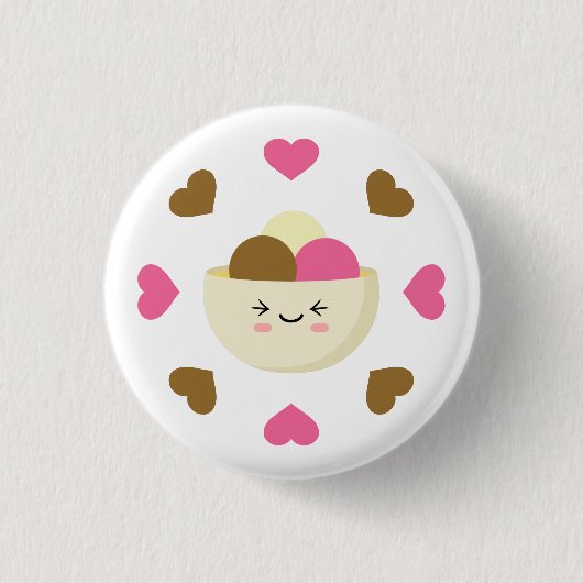 Brain Freeze Ronde Button 3,2 Cm (Voorkant)