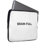 Brain Full Minimalist Professional Laptop Sleeve (Voorkant Rechts)