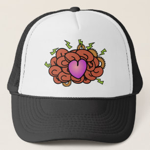 Brain gaat kijken hoe de tandwielen werken trucker pet