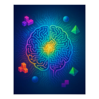 Brain Games Abstract 2025 Perfect Poster
